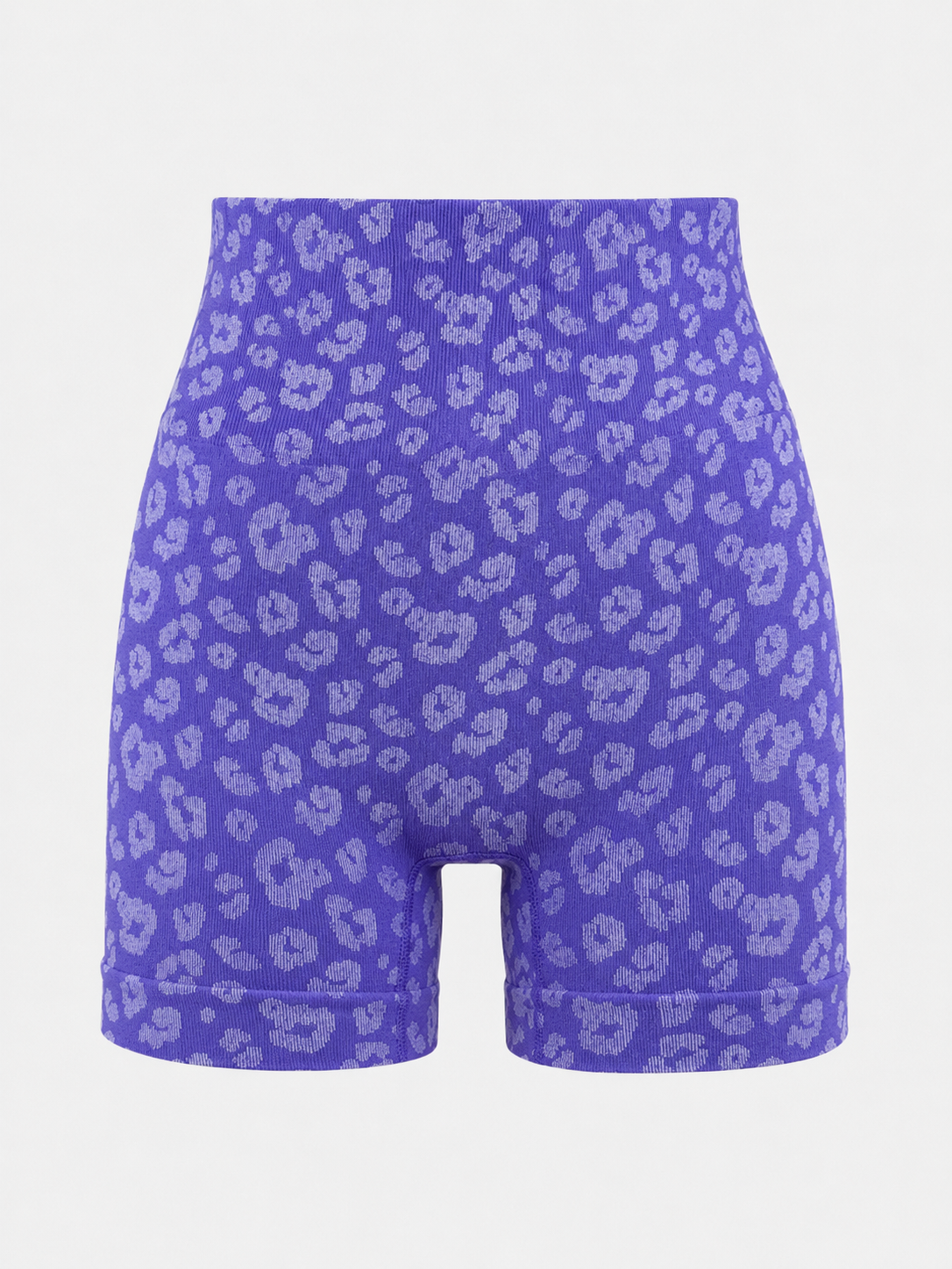 Women’s High-Waist Leopard Print Biker Shorts