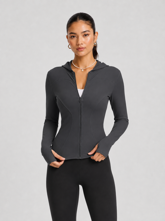 Women’s Stretch Hooded Sports Jacket