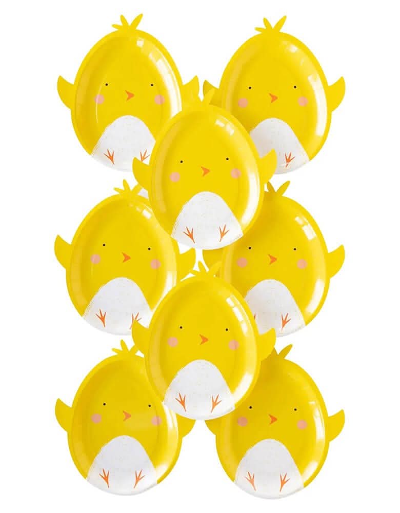 Easter Chick Shaped Plates – 9