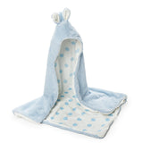 Bunny Hooded Blanket - Blue