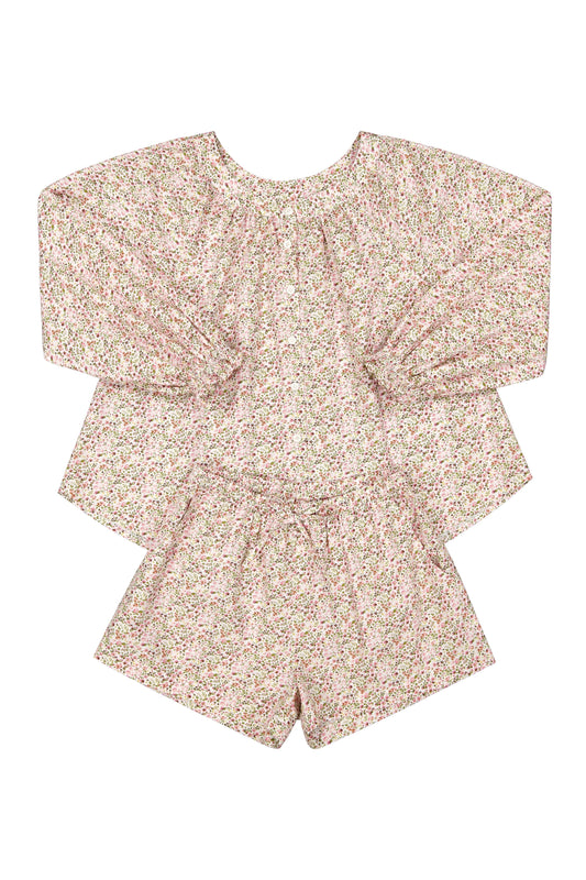 Claire Lounge Set - Floret Pink