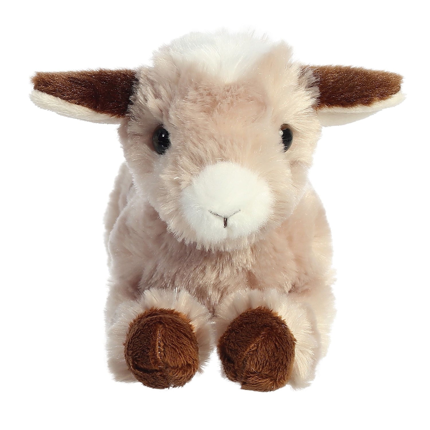 Mini Flopsie Paisley Goat Plush Toy Stuffed Animal, 8 in