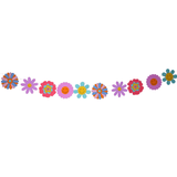 Colorful Flowers Bunting Banner – 1.4m Decorative Flag Garland