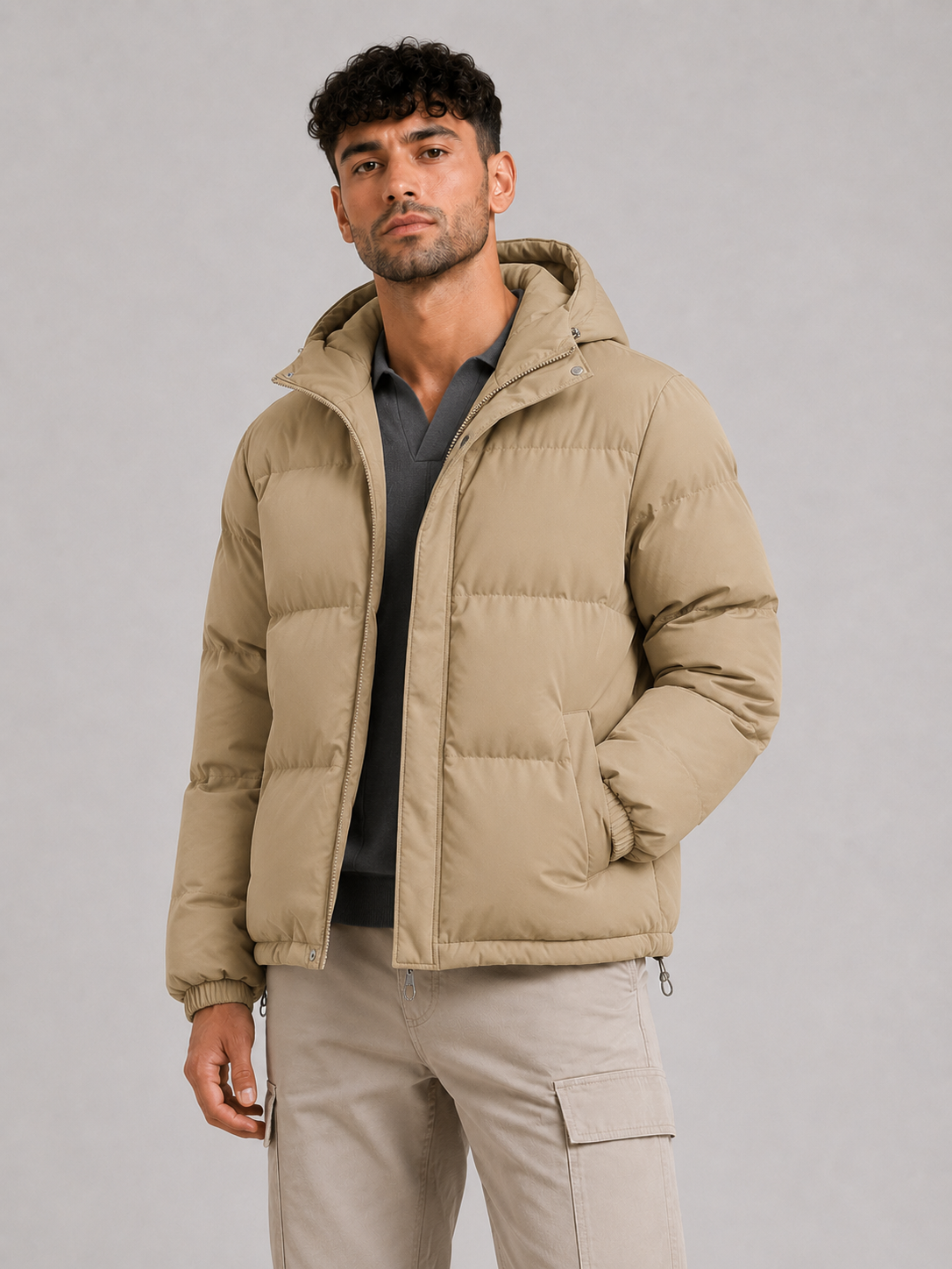 Mochuang Hooded Padded Jacket