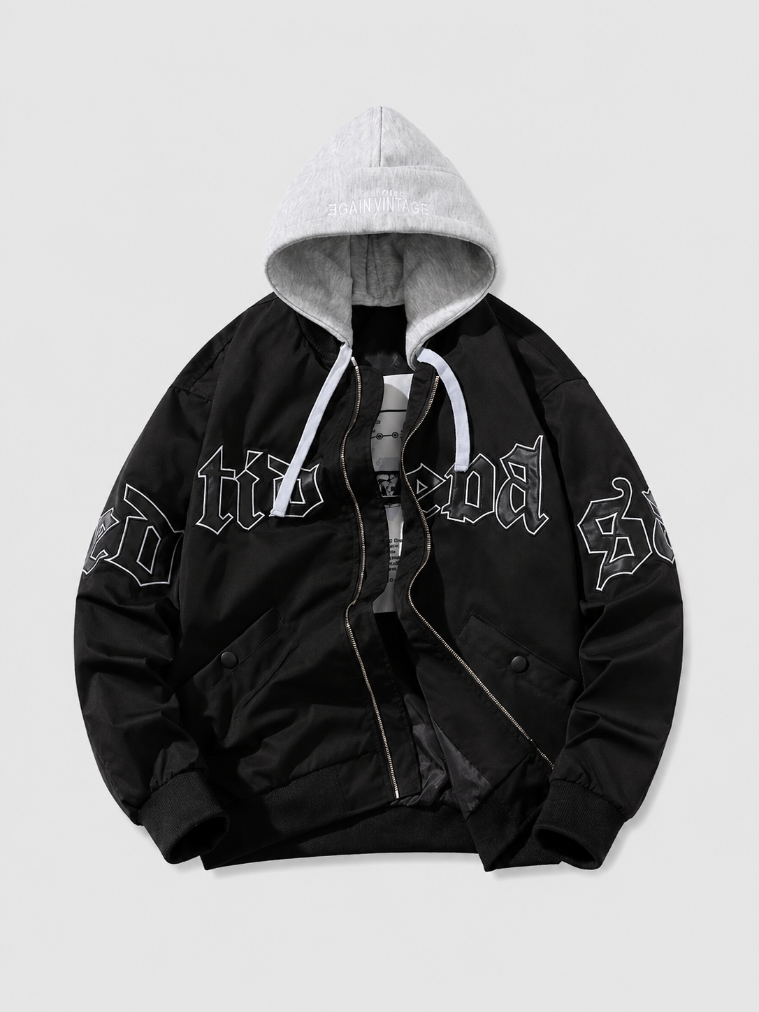 Fitted Stand Collar Jacket