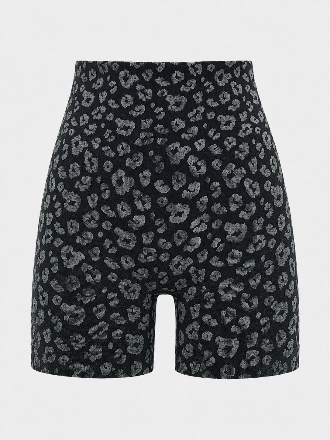 Women’s High-Waist Leopard Print Biker Shorts