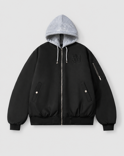 Fitted Stand Collar Jacket