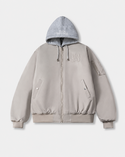 Fitted Stand Collar Jacket
