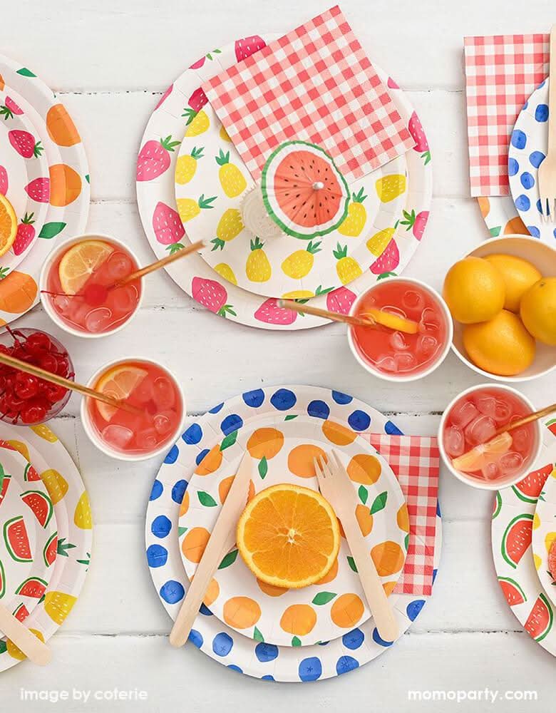 Fruit Punch Paper Plates – 9.25