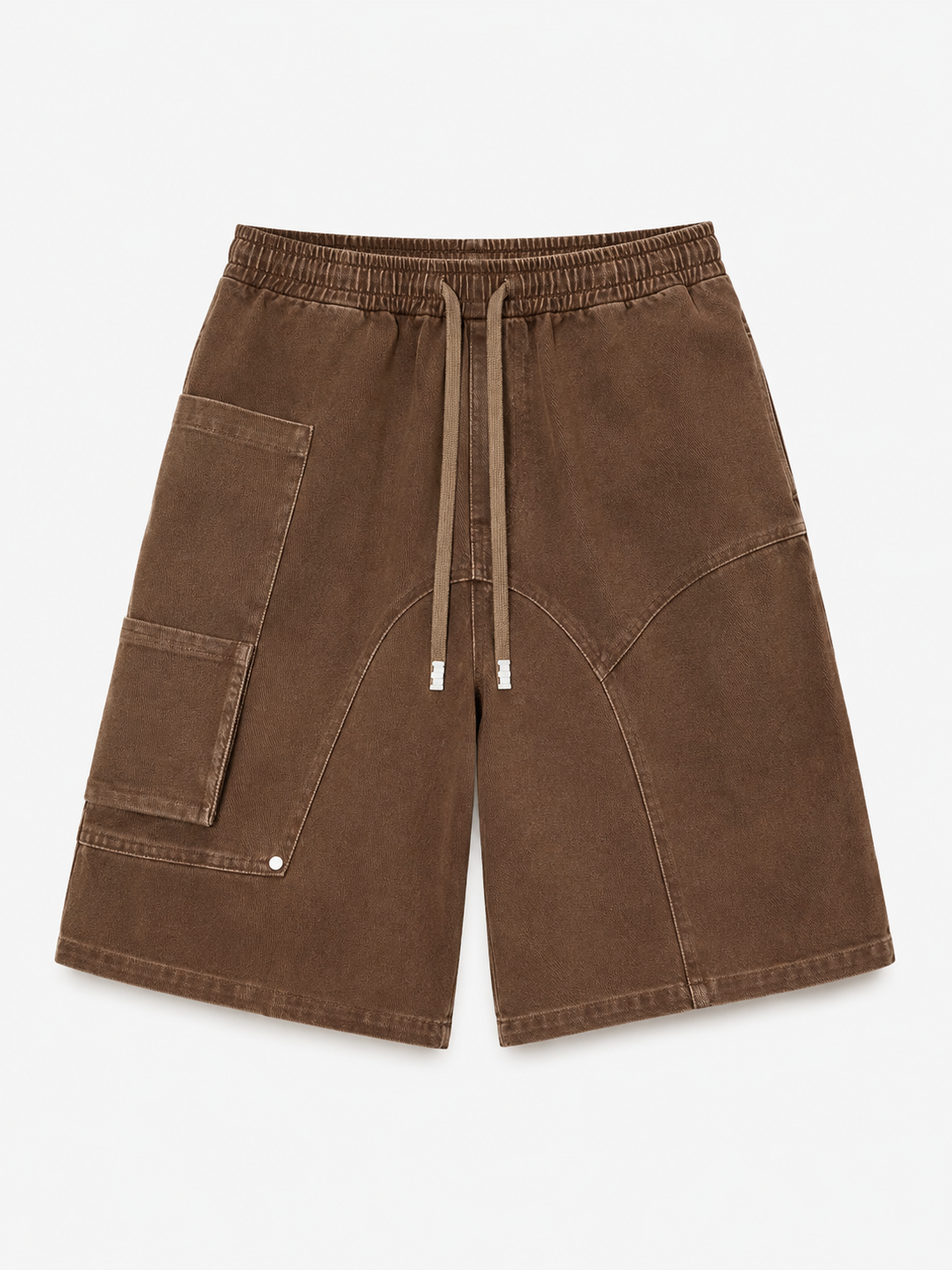 Straight-Leg Cotton Casual Shorts