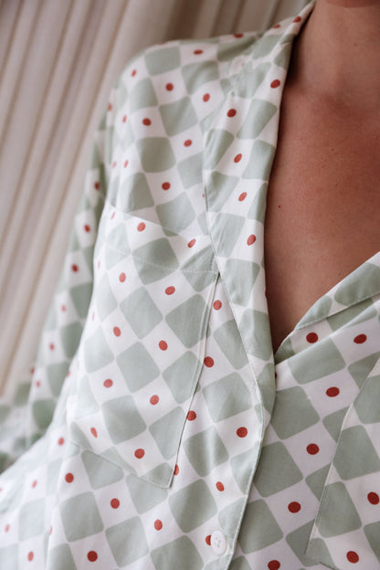 Women's Rayon Pyjama Set
