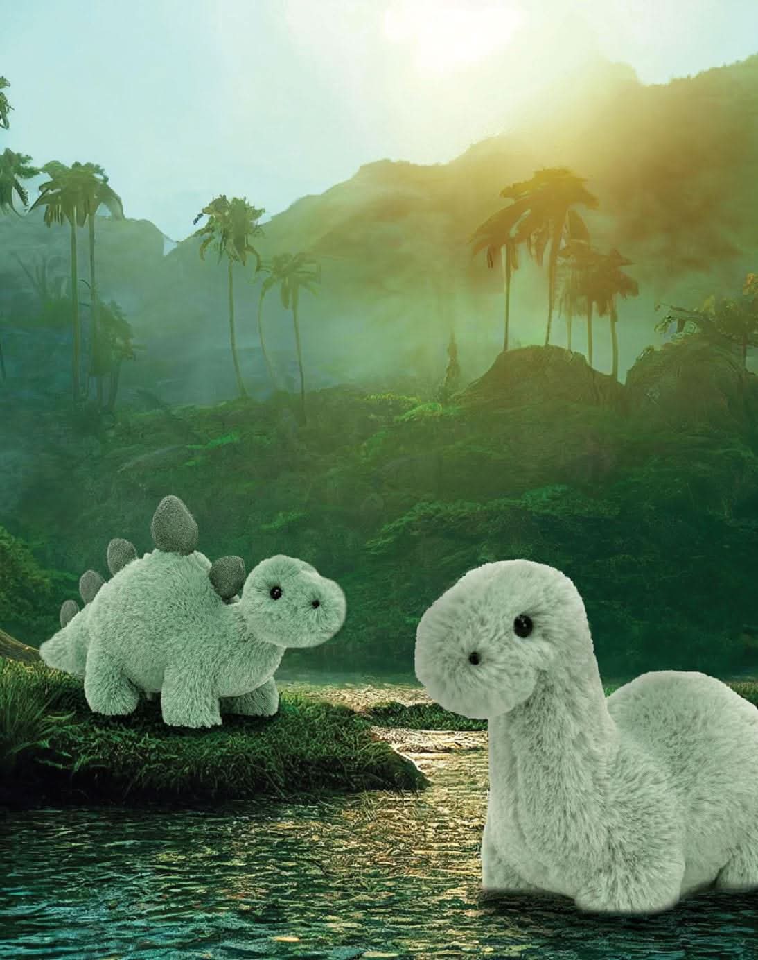 Mini Brontosaurus Dinosaur Plush Toy