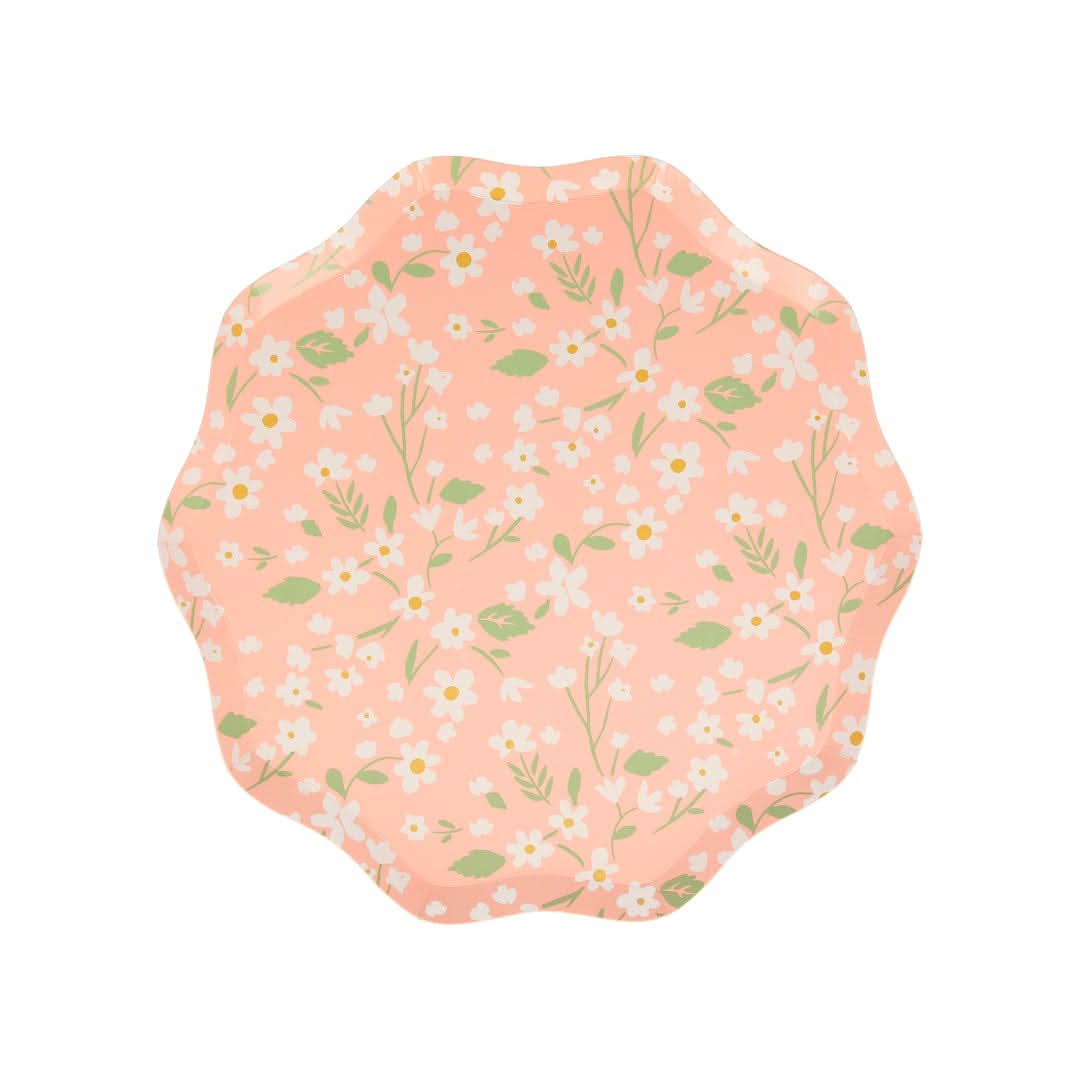 Ditsy Floral Paper Side Plates – 8.5