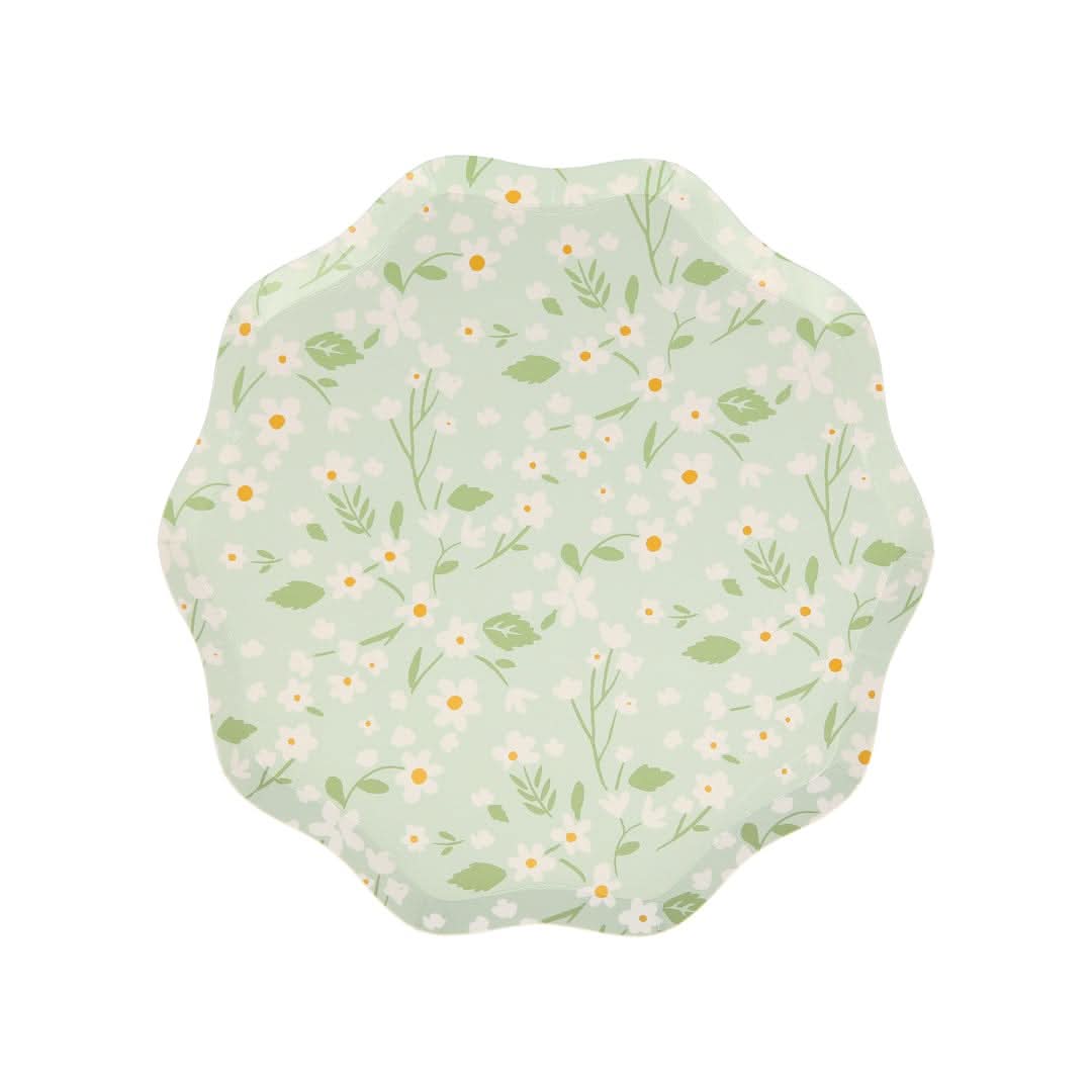 Ditsy Floral Paper Side Plates – 8.5