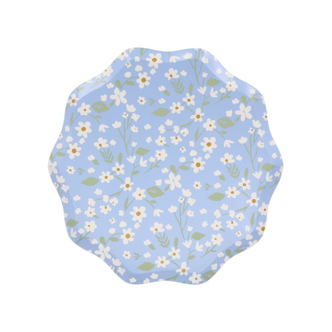 Ditsy Floral Paper Side Plates – 8.5